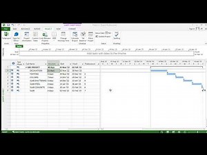 MS Project Tutorial For Beginners in Hindi | Construction Project Scheduling Step by Step