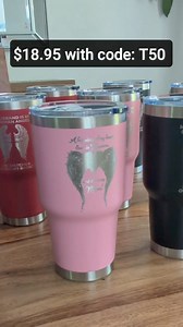 ❤ 50% OFF Memorial Tumblers ❤ 30oz tumblers: $18.95 - code: T50 | Guardian Angel Collection | Facebook