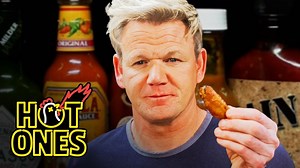 Watch Gordon Ramsay Swear and Sweat His Way Through Hot Ones' Hot Wings