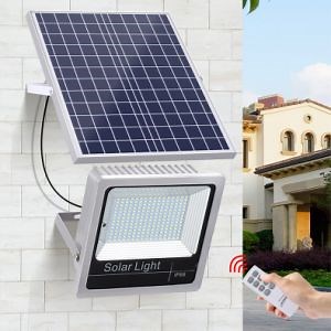 [Hot Item] Waterproof Outdoor Energy Saving Power LED Lamp Home Garden Wall Super Bright Solar Flood Light