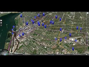 Visualization of a Vehicle Routing Problem
