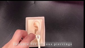 Disposable Piercing Clamps - AIMOM 15PCS Navel Forceps Clamp Plier Tattoo Piercing Clamps for Ear Lip Navel Nose Tongue Perforation Piercing Tools