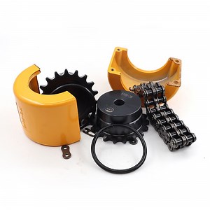 [Hot Item] Gl Kc8018 Sprocket Gear Heavy Load Roller Chain Shaft Coupling Rigid Coupler