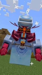 the mutant snow golem #minecraft #minecraftpe #minecraftshorts #minecraftmods #minecraftmemes | MisterPogz FB