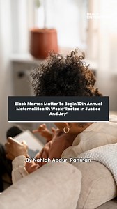 Black Mamas Matter to begin 10th annual Maternal Health Week 'Rooted in justice and joy'