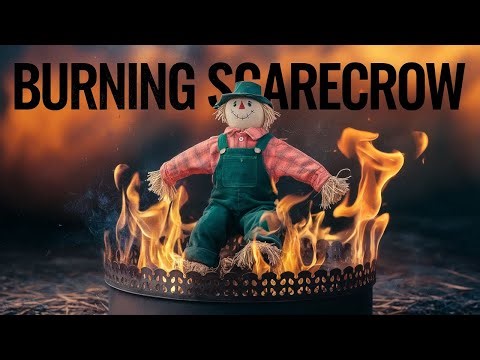 Lighting a Scarecrow on FIRE 🔥