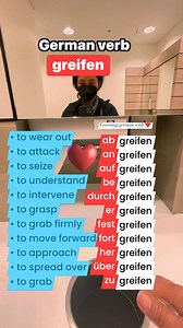 15K views · 176 reactions | Examples of german verb greifen. #germany #Deutschland #learning #language #learn #vocabulary #ausbildung #like | Learning German with heart | Facebook