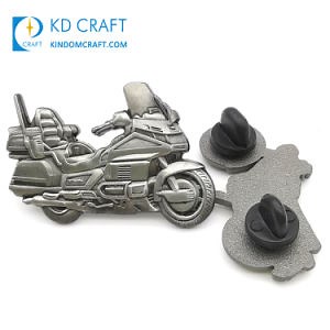 [Hot Item] Manufacturer Personalized Custom Embossed 3D Antique Plating Metal Chrome Motorbike Motorcycle Badges