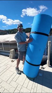 Swim mats: fun in the summer, not so fun in the winter #boat #summer #winter #boatingtips #swimmat #lakehopatcong #bridgemarina | Bridge Marina, Inc.