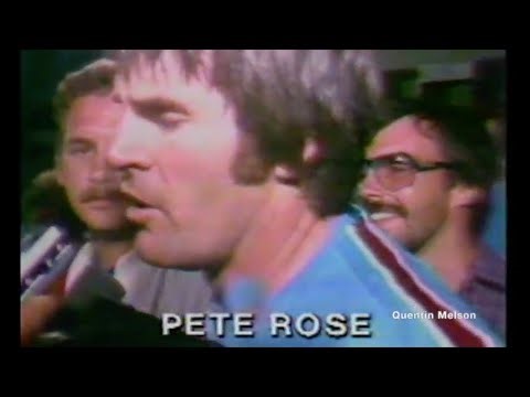 Philadelphia Phillies Defeat the Houston Astros 8 - 7 to Win NLCS; Pete Rose Interview (10/12/80)