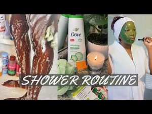 SIMPLE MORNING SHOWER ROUTINE 2023 | DOVE BODY WASH | REFRESHING SHOWER ROUTINE