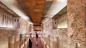 Tomb KV11 is the tomb of Pharaoh Ramesses III. Located in the valley of the Valley of the Kings. 📹 @ Magno Torres. ©® | Treasures of ancient Egypt