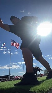 Whisp with a HUGE jump at NASCAR!!! 🏁 Richmond Raceway NASCAR #NASCAR #ToyotaOwners400 | Canine Stars