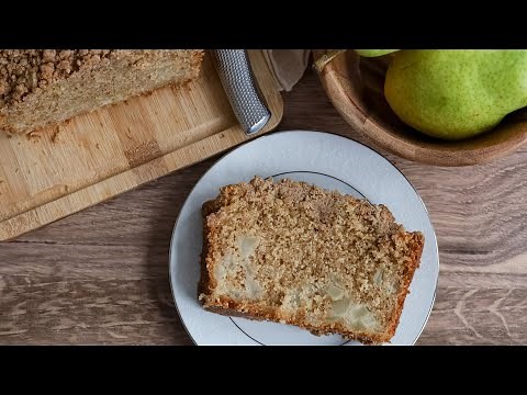 Cinnamon Pear Streusel Bread Recipe
