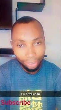 how to solve Error E5 in air conditioners