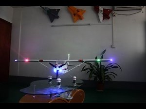EPO 182 light aircraft With LED Lighting rc cessna 182 skylane cessna rc plane kit