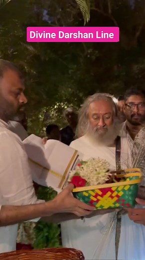 23K views · 869 reactions | Darshan Line and Blessings to All From Gurudev Now at Bangalore Ashram 殺❤️ | Tushar Kumbhani | Facebook