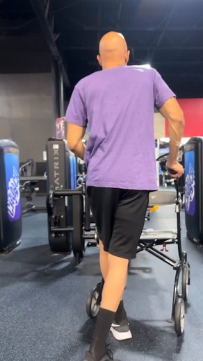 You don’t have to go fast. You just have to go.#stillinspired #ms #workout #gym #dontgiveup | Joey Sylla