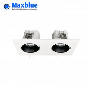[Hot Item] 12W*2 Anti Glare Rectangle Double Head Spot Recessed LED Ceiling Downlight Dimmable