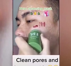 Diystar Green Tea Purifying Clay Mask Stick,Grevea Green Tea Deep Cleanse Mask for Purifying, Moisturizing, Oil Control (2PCS)