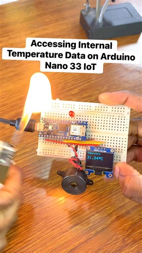 3.9K views · 13 reactions | Accessing Internal Temperature Data on Arduino Nano 33 IoT | Upload Ideas with Itamar | Facebook