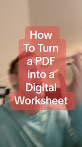 6.7K views · 183 reactions | how to turn a PDF into a digital worksheet! #teachers #googletips #googleslides #teachersofinstagram | Tyler Tarver | Facebook