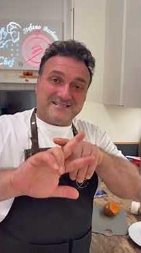 What am I cooking today? Pasta with pumpkin, 'nduja, and gorgonzola.