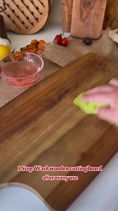 3 Steps to Maintain Your Wooden Boards 1- After each use, wash using...