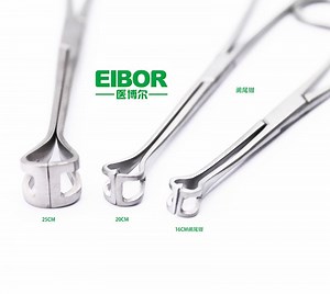 [Hot Item] Custom Appendix Intestinal Clamp Holding Clamps Forceps for Surgical Use with Ce
