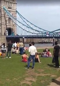 3.1K views · 11 reactions | A man decided to strip off and start sunbathing near to the top of London’s Tower Bridge in the sunshine this weekend. Police were forced to close the bridge when the half naked man scaled one of the famous landmark’s blue supporting arches. | Confessions of a troubled man | Facebook