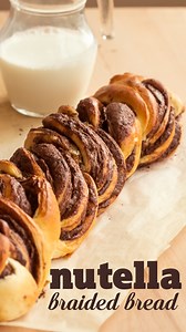 Hardly could someone resist this rich and mouthwatering Nutella Braided Bread. | Sugar Fix