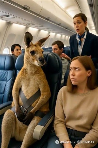 AI انیمیشن: کانگورو در فرست‌کلاس ✈️ | ویدیو آموزش ساخت نامحدود انیمیشن