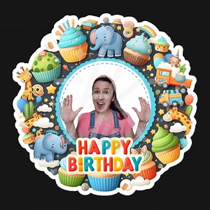 Ms Rachel Cupcake Toppers Birthday Party, Safari Ms Rachel Themed Birthday, Printable Cupcake Toppers, Miss Rachel Party Ms Rachel PNG - Etsy