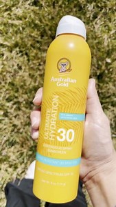 Don't forget to keep yourself hydrated and apply SPF daily this spring. Experience Ultimate Hydration by Australian Gold, showcasing our signature Cocoa Dreams fragrance that everyone loves! 🥥🌴 #celebratelifeoutside #australiangold #aprilshowers #ultimatehydration #cocoadreams | Australian Gold Sun Care
