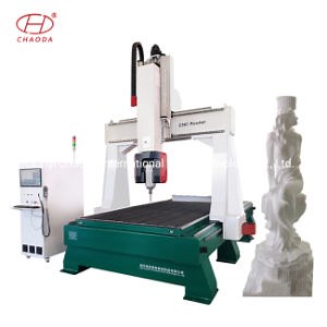 [Hot Item] 4 or 5 Axis 3D EPS Foam Plastic Wood Gypsum Plaster Stone Marble Rotary CNC Router Machine for Furniture Sofa Sculpture Statue