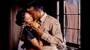 Harry Belafonte and Dorothy Dandridge star in Otto Preminger's CARMEN JONES, showing tonight at 8. Admission is free in honor of The Brattle’s beloved head projectionist Dave Leamon (1951–2023). Reserve your seat now at brattlefilm.org | Brattle Theatre