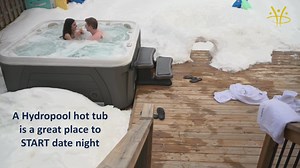 A hot tub date is one the easiest ways to have a good time at home that you can possibly have. The Water Is Calling 💧 #wateriscalling #hydropool #hottubs #hottub #romance | Valley Pool & Spa