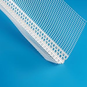[Hot Item] Stucco Interior Exterior Rendering Bead Plastering Corner Bead with Fiberglass Mesh for Corner Protection Fiberglass Mesh Drywall Corner Bead PVC Corner Bead