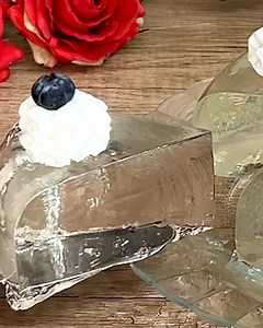 16K views · 69 reactions | Shiny transparent cake! Korean trend! The...