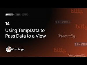 14. Using TempData to Pass Data from a Controller to a View