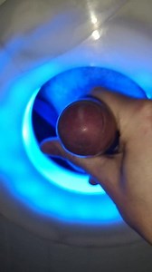 Blue Vision Gloryhole cum in condom