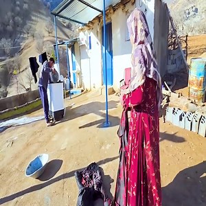 Husband prevents second wife from using washing machine and supports first wife who is sick #nomadic #nomadiclifestyles #nomadiclife #village #nomadic | Nomads Tales