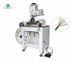 [Hot Item] Automatic Flat Cable Stripping Crimping Machine Sheathed Cable Crimp Machine