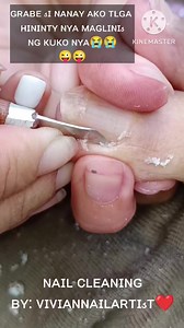 yung mga bitin sa reels ito na Full video ng paglilinis ng kuko ni nanay🤣 ako tlga hinihintay nya eh🤣🤣🤣 | Vivian Nail Artist