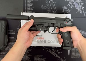 Baton BM-9 CO2 Blowback Pistol Review