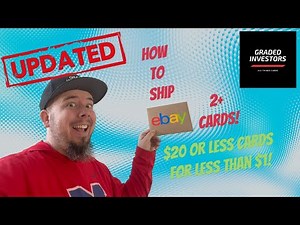 Update on How to ship eBay Standard Envelope (ESE) Shipping more than 1 card! 2 or more cards!