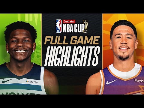 TIMBERWOLVES at SUNS | EMIRATES NBA CUP 🏆 | FULL GAME HIGHLIGHTS | November 21, 2025