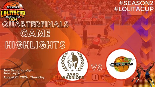 𝗛𝗜𝗚𝗛𝗟𝗜𝗚𝗛𝗧𝗦! Mayorga Mallorca defeats Jaro Warriors despite the home court advantage, securing a final score of 79-73. #LolitaCupSeason2 #MayorgaVsJaro #PinauraKaNiKarenJavier | Lolitacup Basketball Tournament