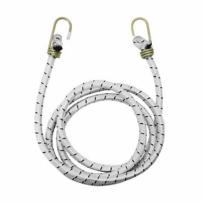 [Hot Item] Adjustable Elastic Flat Loop Rope Heavy Duty Rubber Latex Jumping Bungee Cord with Metal Hook