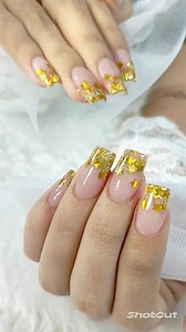 Golden Nails on Reels